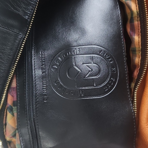 Marino orlandi black and brown Genuine leather Huge-os shoulder bag - Picture 8 of 10